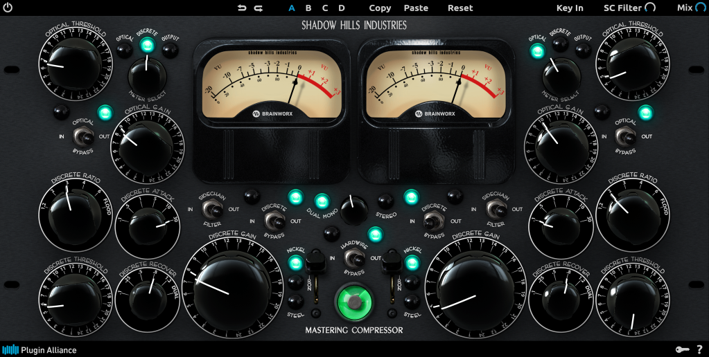Plugin Alliance shadow hills mastering compressor